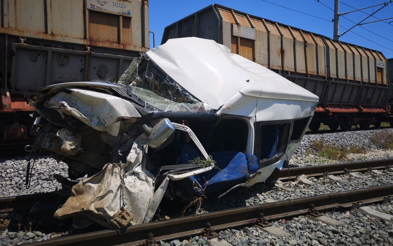 Mersin'de tren kazası: 1 ölü, 4 yaralı