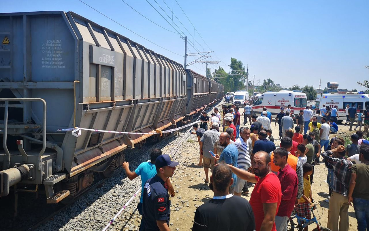 Mersin'deki tren kazasında dehşet detaylar