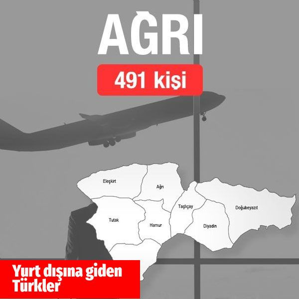 Türkiye'den yurt dışına hangi ilden kaç kişi göç etti? İşte il il göç sayıları