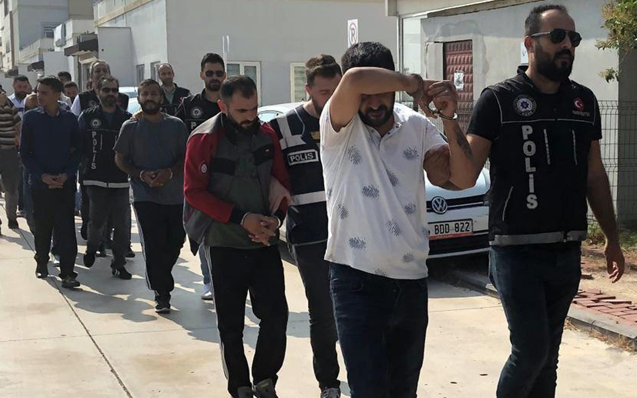 Adana’da narkotik operasyonunda 25 tutuklama
