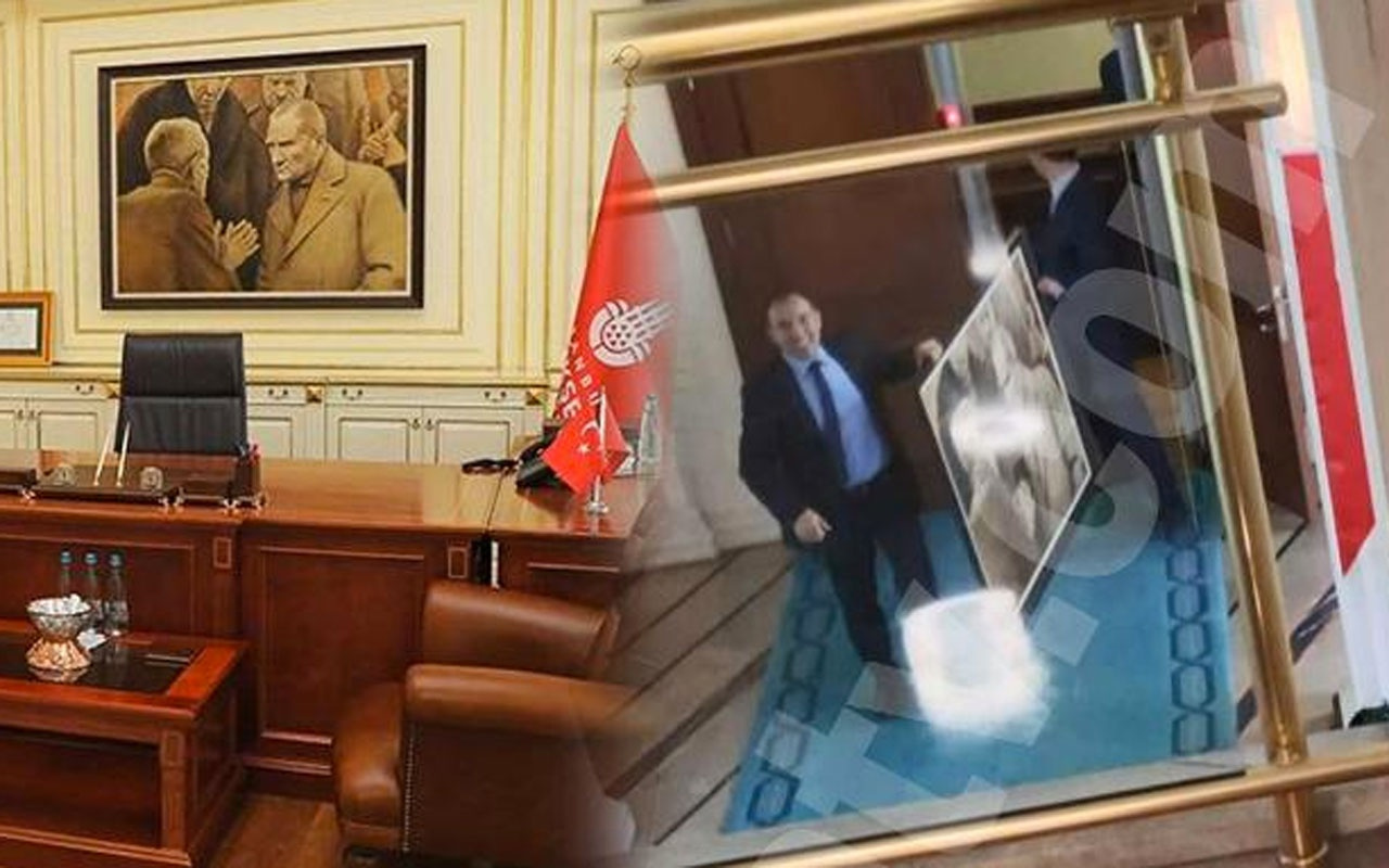 İmamoğlu'nun mazbatası alındıktan sonra indirilmişti! İşte o Atatürk tablosunun akıbeti