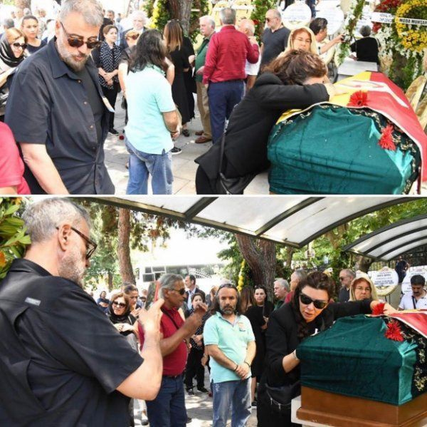Hamdi Alkan ve Selen Görgüzel'den cenazedeki skandal kare için olay açıklama