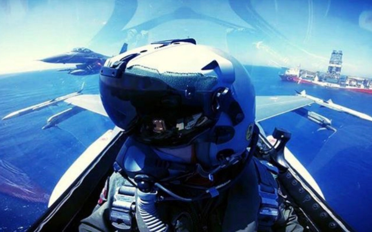 ABD'nin Doğu Akdeniz tasarısına Türk F-16 pilotlarından manidar yanıt