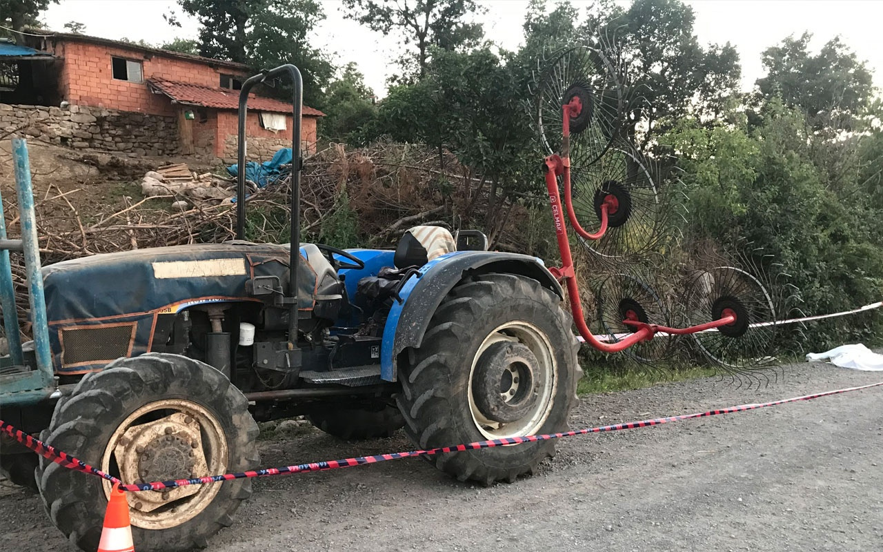 Komşusunun traktörüne bindi, düşerek hayatını kaybetti