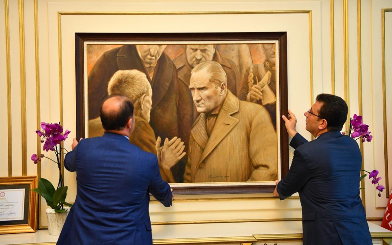 AK Partili vekil Ahmet Hamdi Çamlı'dan İBB'deki Atatürk tablosuna tepki çeken yorum