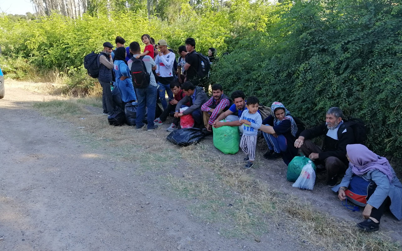 Çanakkale'de 45 kaçak göçmen yakalandı