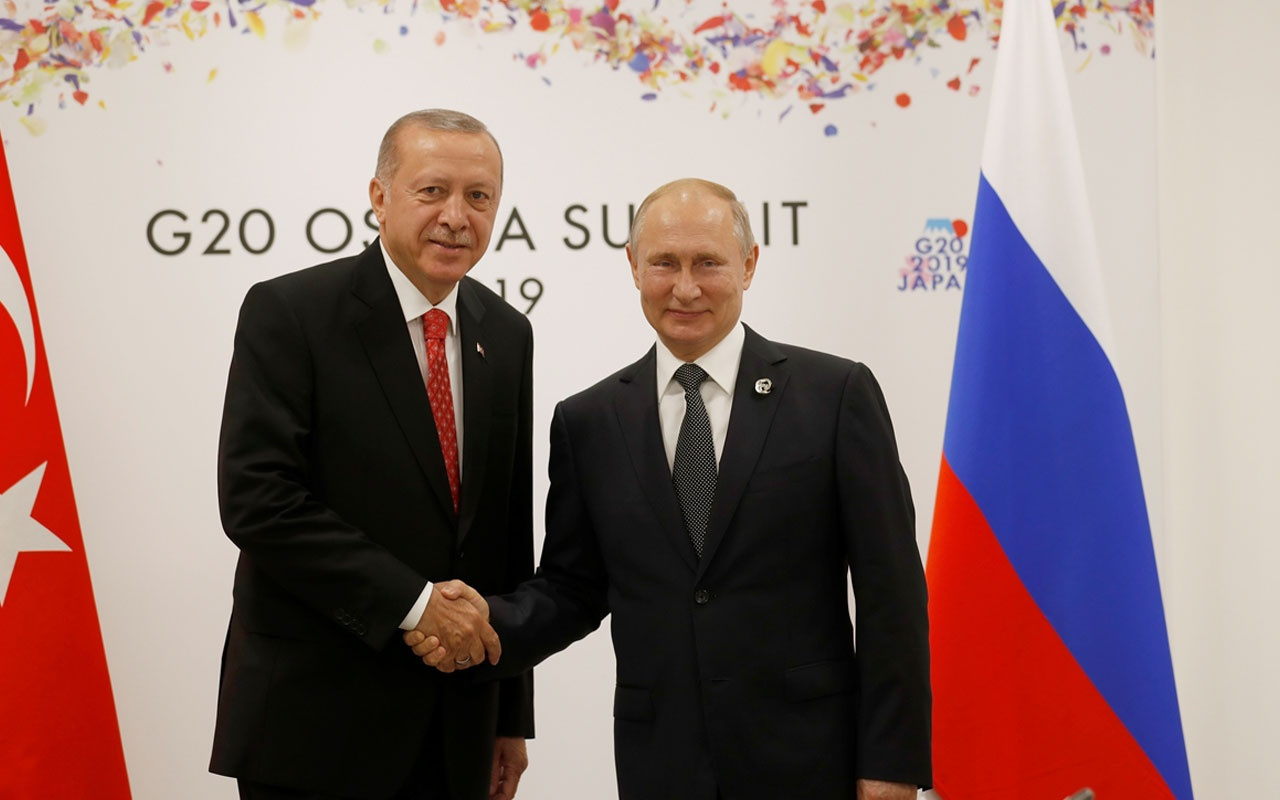 Cumhurbaşkanı Erdoğan ile Vladimir Putin görüştü