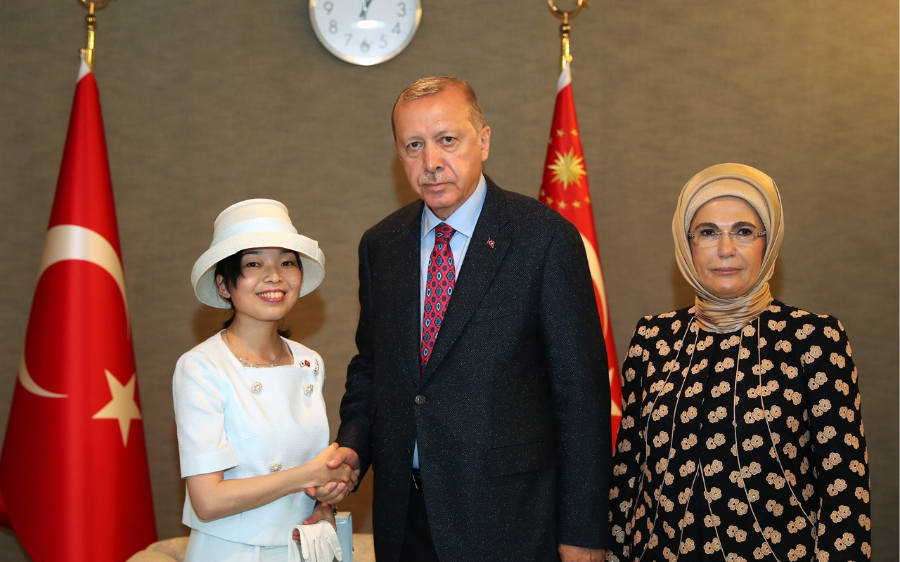 Cumhurbaşkanı Erdoğan, Prenses Akiko ile görüştü