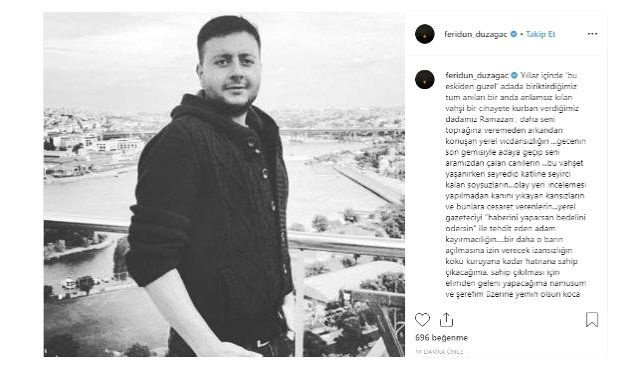 Korkunç cinayetin ardından Feridun Düzağaç'tan 2 çarpıcı iddia!