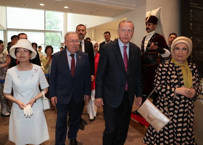 Erdoğan, Ara Güler Sergisi'nin açılışını Prenses Akiko ile yaptı!