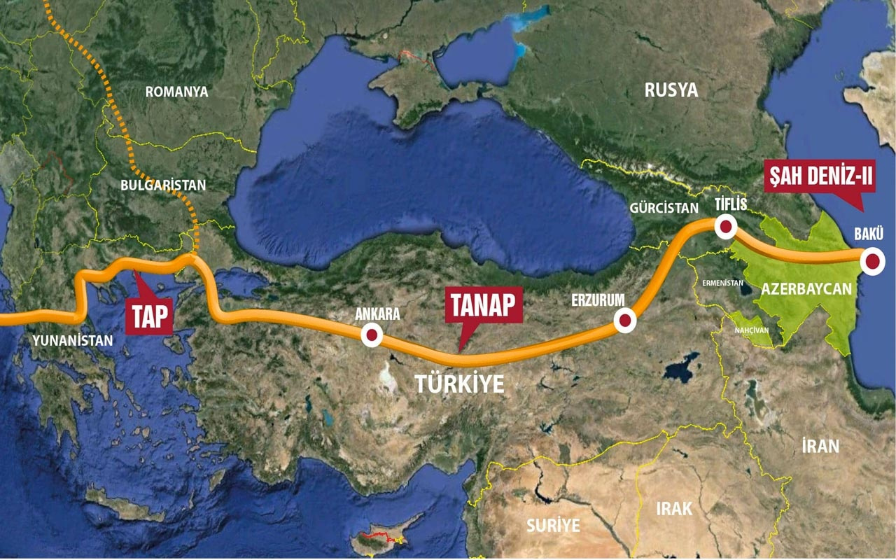 TANAP, Avrupa'ya gaz vermek için artık hazır