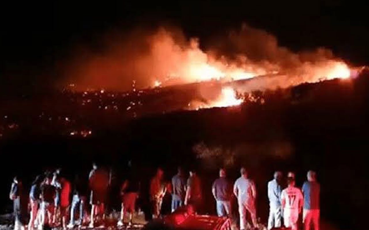 KKTC'de düşen bir cisim sonrası patlama ve yangın