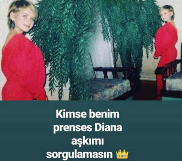 Didem Soydan'ın Prenses Diana'ya olan benzerliği 'yok artık' dedirtti