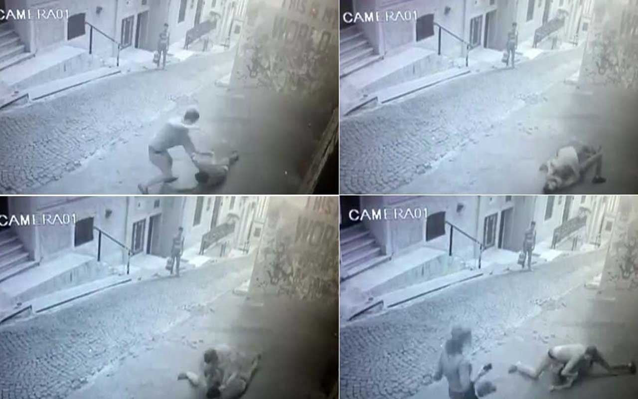 Beyoğlu’ndaki tornavidalı dehşetin kamera görüntüleri ortaya çıktı