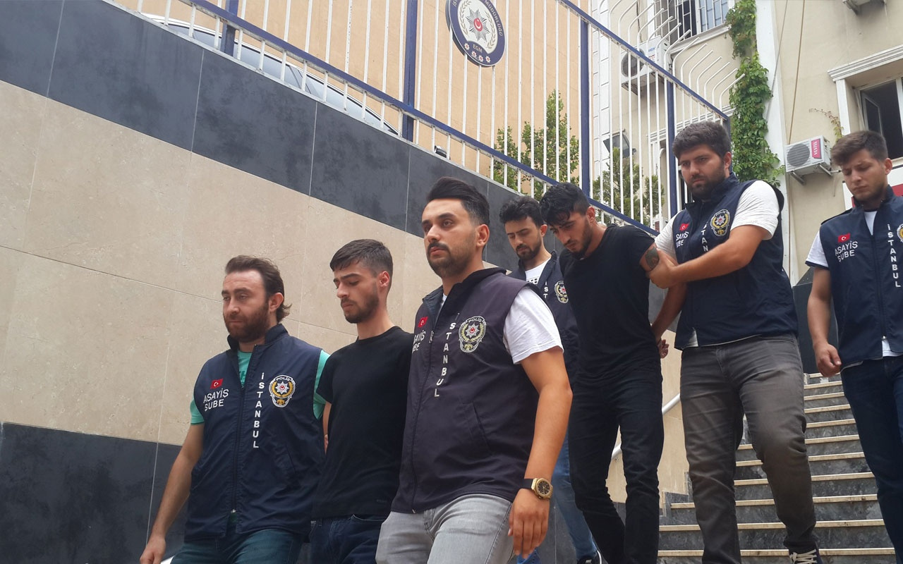 Polis hırsızları benzin istasyonunda kıskıvrak yakaladı