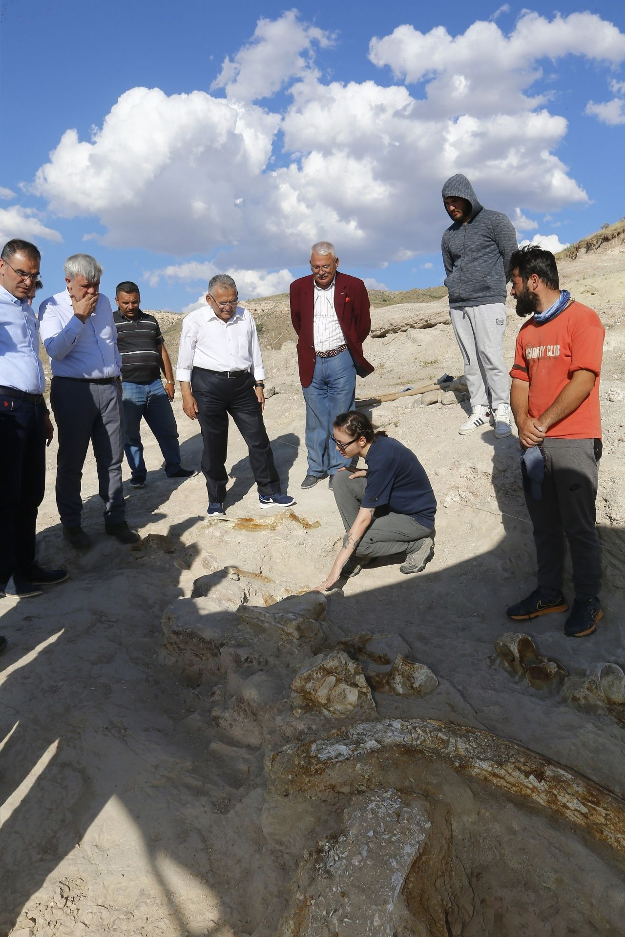 Kayseri'de kazı çalışmalarında 7,5 milyon yıllık fosiller bulundu!