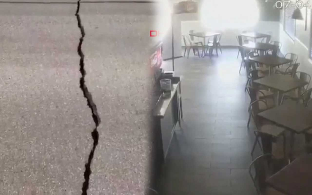 Kaliforniya'daki depremin yeni görüntüleri paylaşıldı