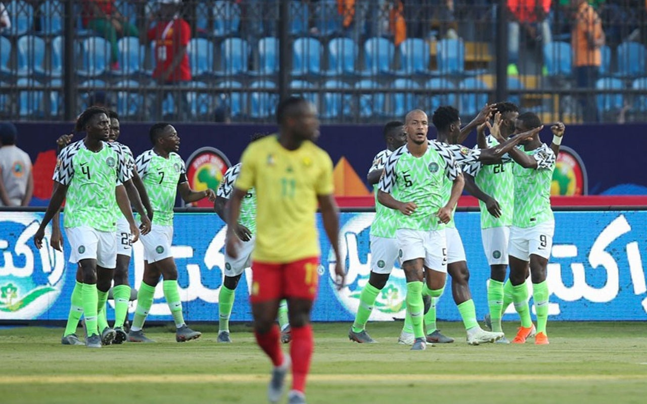 Kamerun'u deviren Nijerya çeyrek finalde