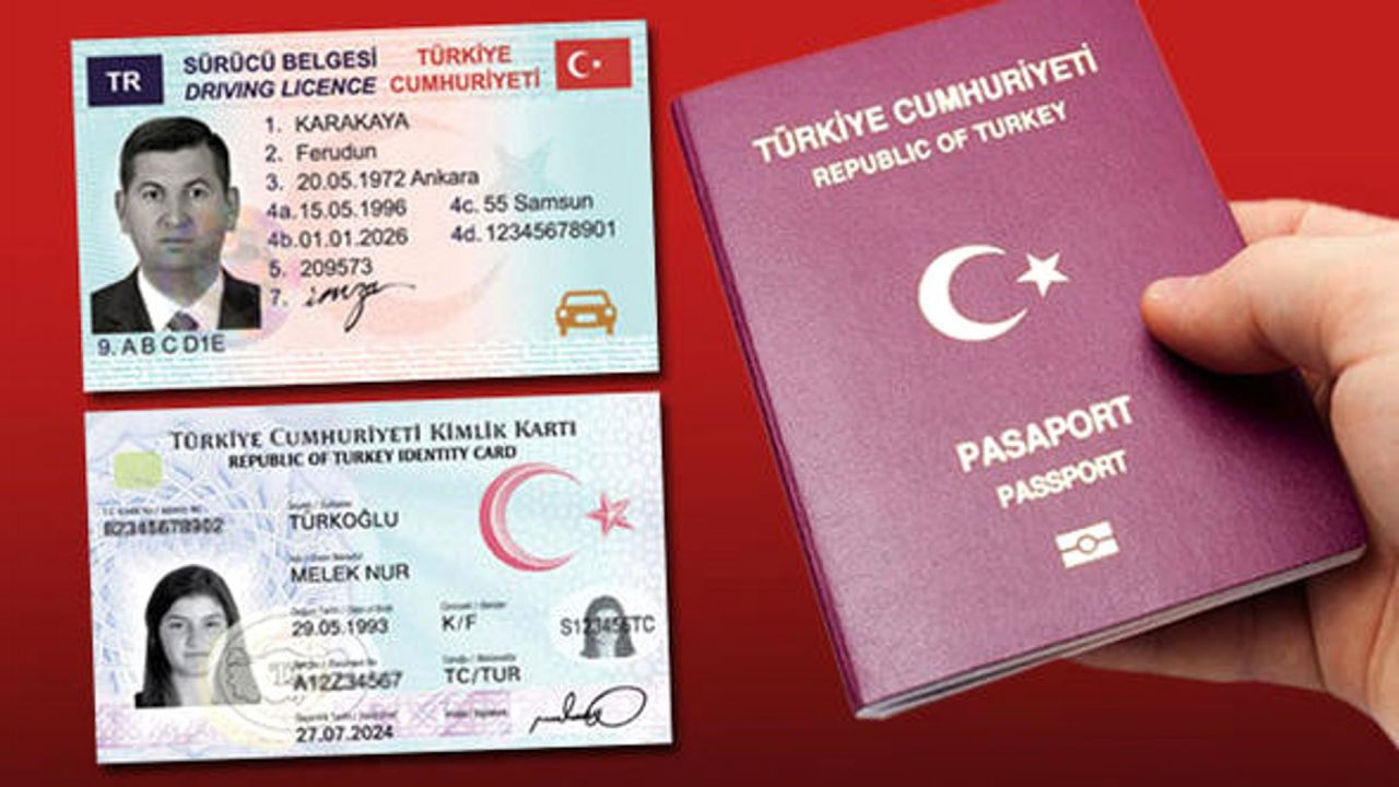 Kimlik ehliyet ve pasaportunu değiştirmeyenler dikkat