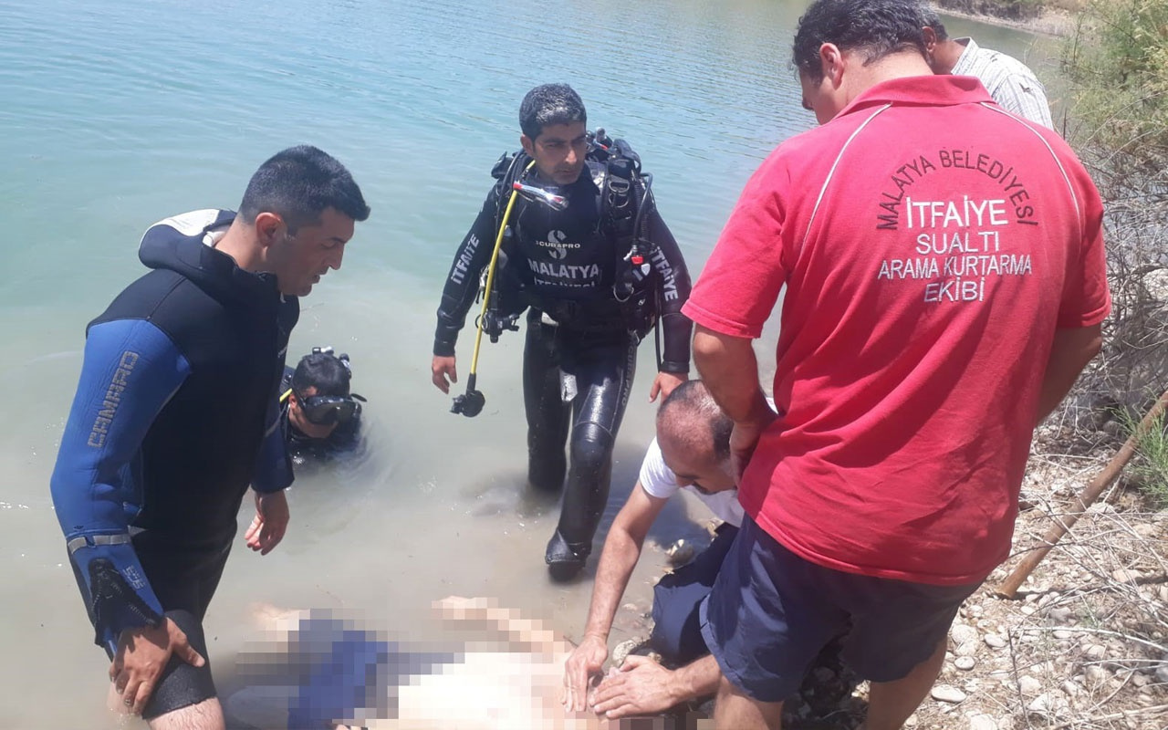 Malatya'da baraj gölüne giren genç boğuldu