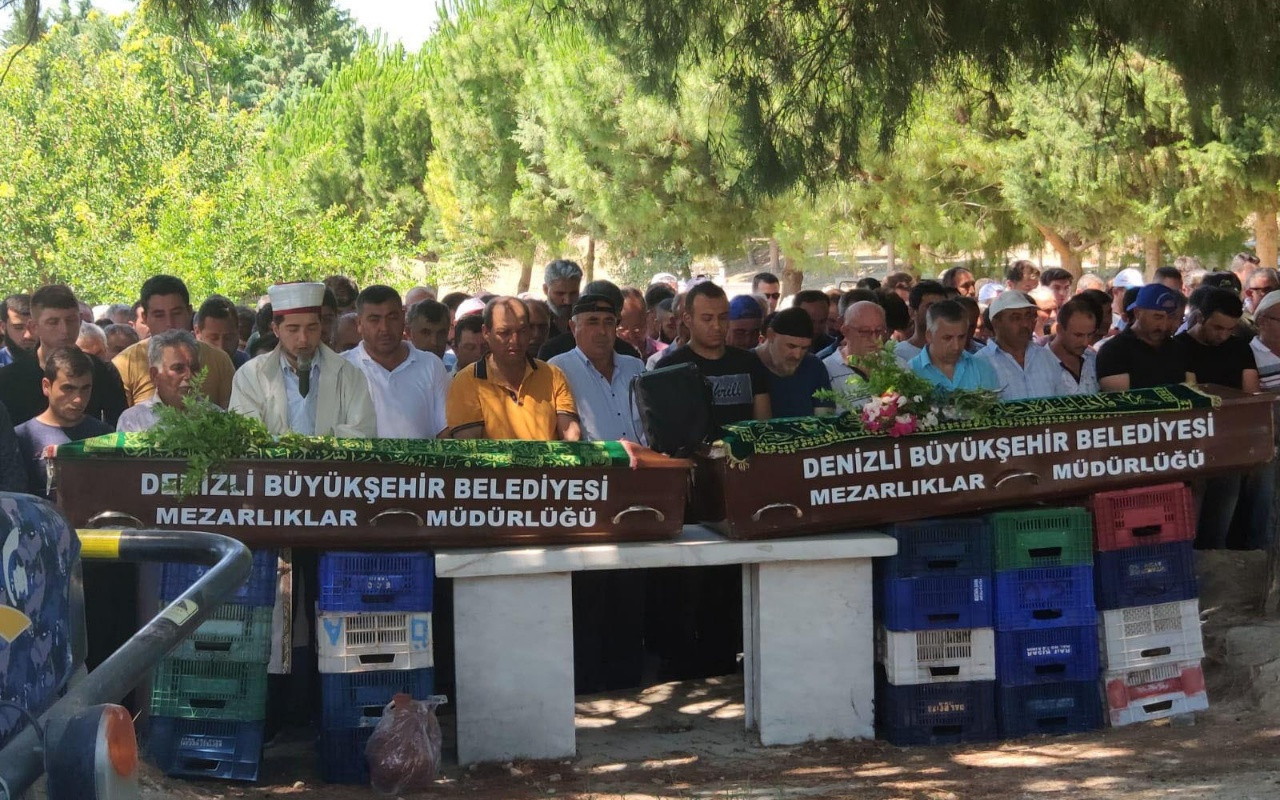 Kavgada ölen amca ve yeğene son veda!