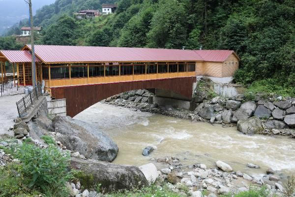 Rize'de ormana giden ilginç yol ziyaretçileri şaşırtıyor