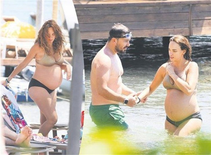 7 aylık hamile Seda Bakan gizli gizli çekilen bikinili görüntülerine isyan etti