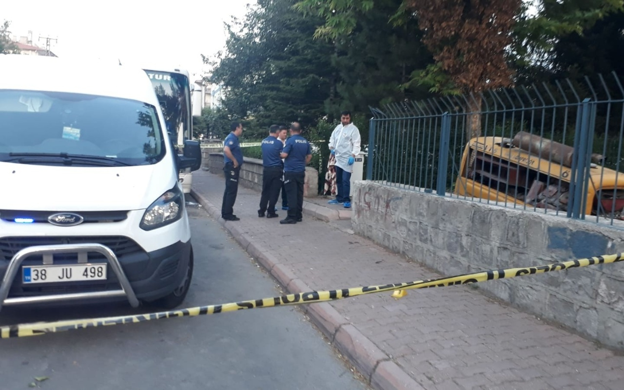 Kayseri'de kanlı infaz 1 ölü 1 yaralı