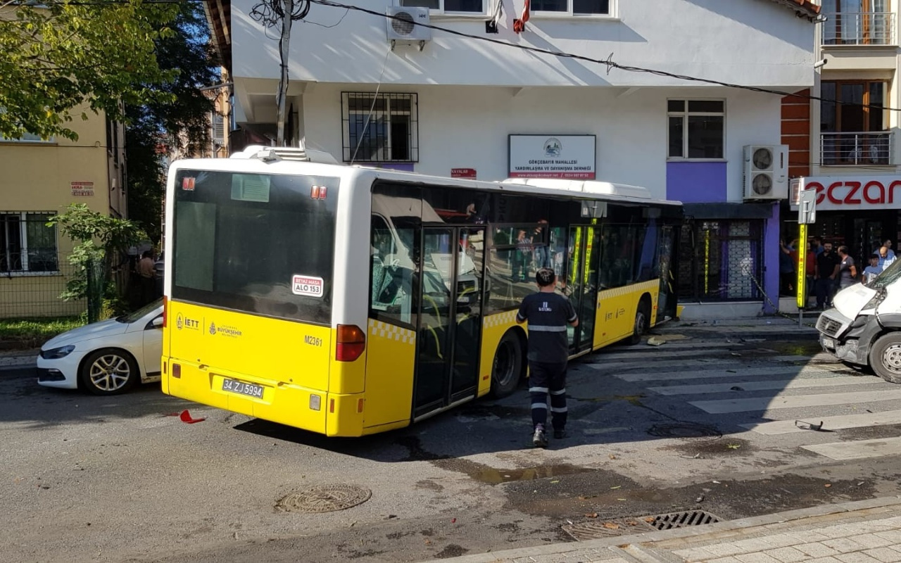 Sancaktepe'de İETT otobüsü faciası! 1 ölü 3 yaralı
