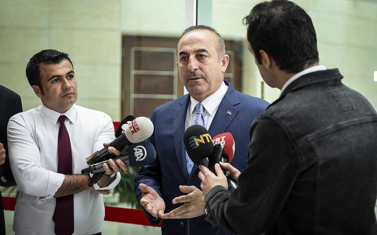 Dışişleri Bakanı Çavuşoğlu'ndan Erbil'deki saldırıya ilişkin açıklama