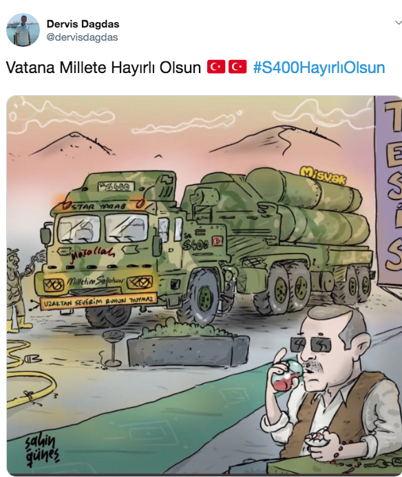 Türklerin S-400 hakkındaki sosyal medya capsleri uluslararası basının ilgi odağı oldu