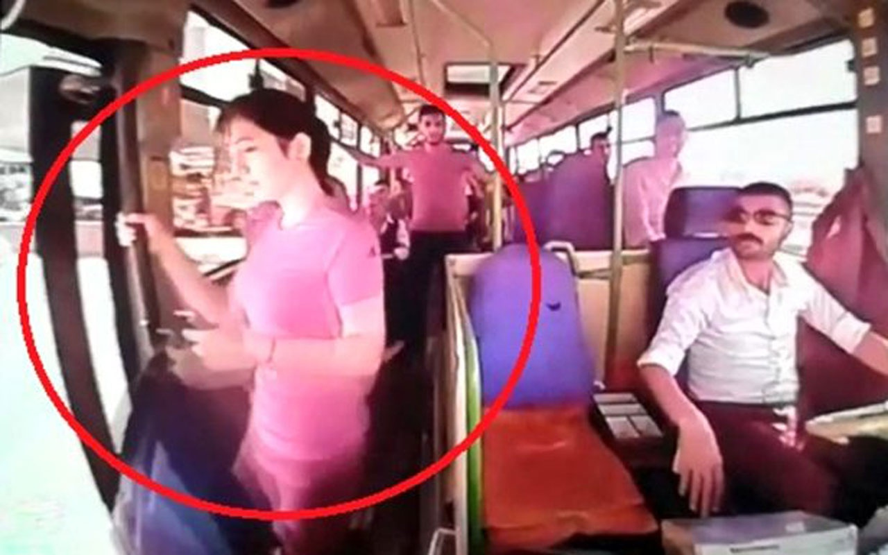 Kocaeli'nde otobüsten düşen kızın görüntülerindeki kafa karıştıran detay!