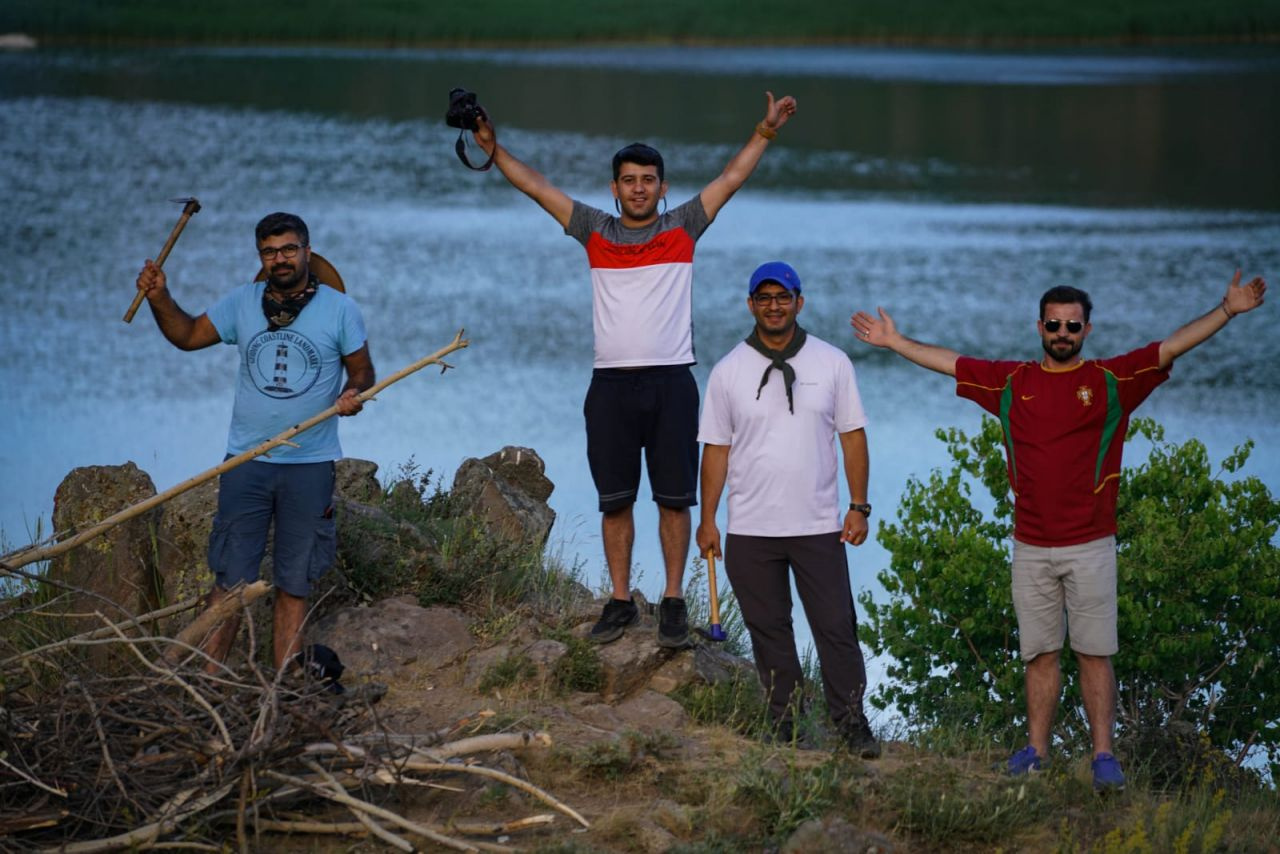 Kampçıların uğrak yeri oldu! Bitlis'teki Nemrut Krater Gölü yoğun ilgi görüyor