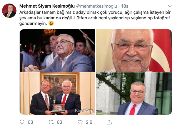 Kırklareli Belediye Başkanı yaşlandırılmış fotoğraflarına isyan etti