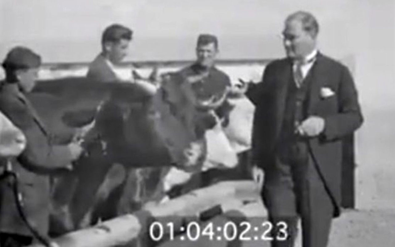 Atatürk'ün 89 yıl önceki videosu gündeme oturdu
