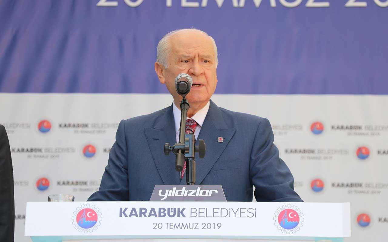 Devlet Bahçeli'den AB'nin yaptırım kararına tepki