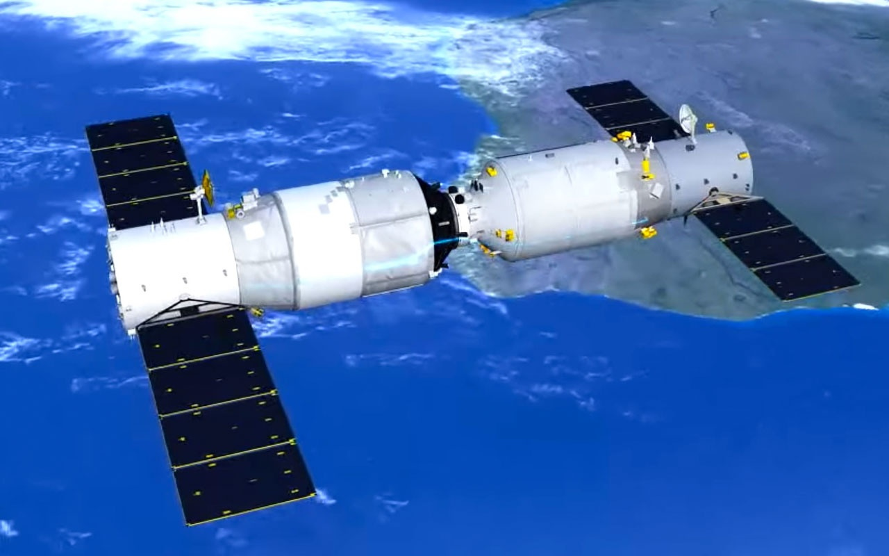 2016 yılında gönderilmişti! Çin'in uzay istasyonu Dünya'ya ayak bastı