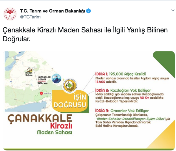 Kaz Dağları'nda siyanürlü altın açıklaması Şahan Gökbakar'ı çileden çıkardı