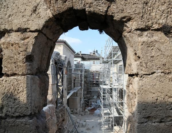 Kesik Minare'de restorasyon çalışmaları bilimsel yöntemlerle yapılıyor