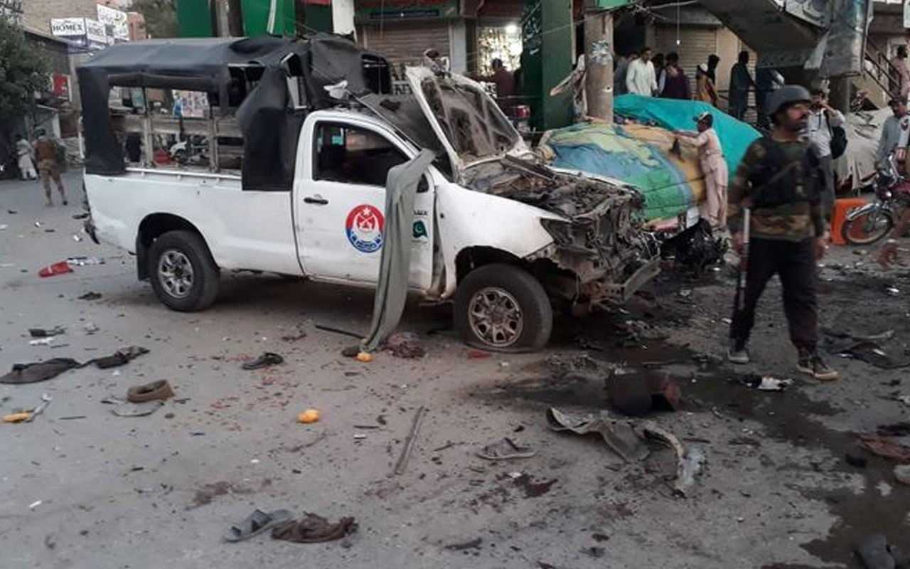 Pakistan'da korkunç patlama: Ölü ve yaralılar var