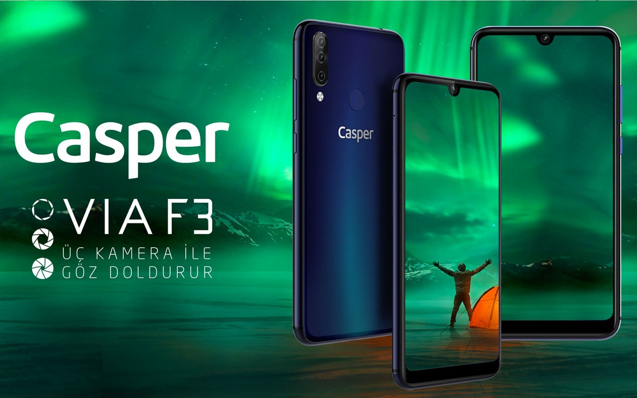Casper'ın yeni telefonu VIA F3 satışa çıktı işte fiyatı ve özellikleri