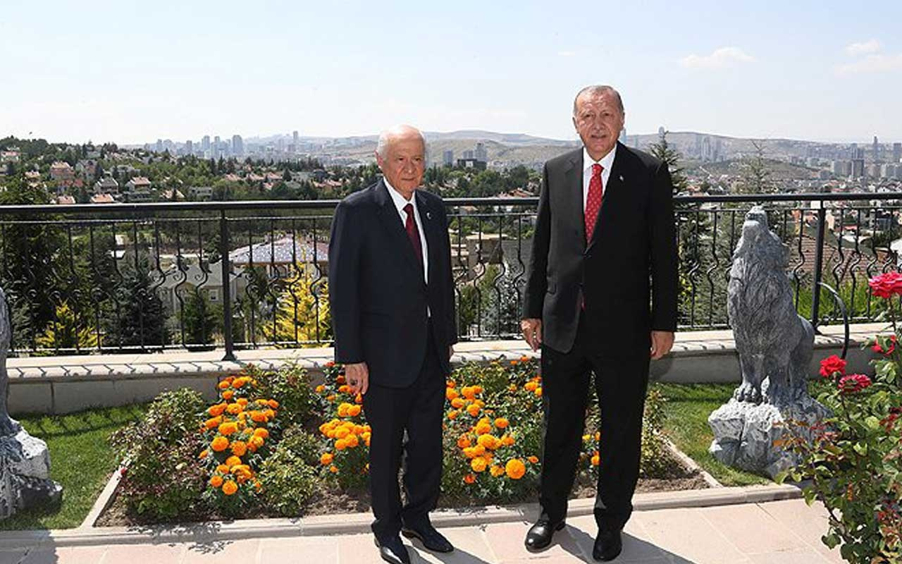 Recep Tayyip Erdoğan ve Devlet Bahçeli görüşmesi sona erdi