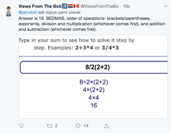 Sosyal medya kullanıcılarını ikiye bölen matematik sorusu! Cevap 1 mi 16 mı