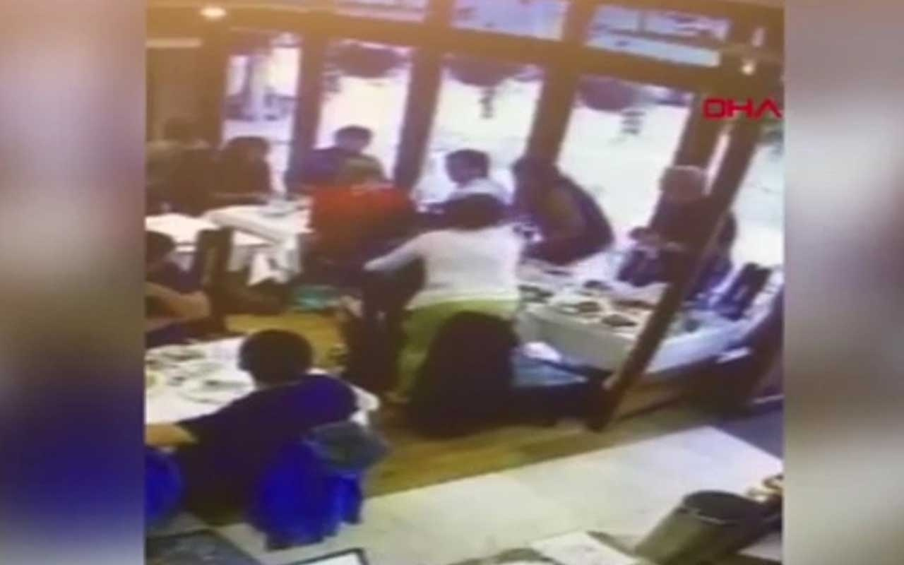 Türk restoranında korku dolu anlar! Müşterinin hayatını kurtardı