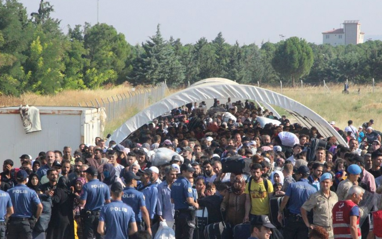 Bayram için ülkesine giden Suriyelilerin sayısı 18000'i buldu