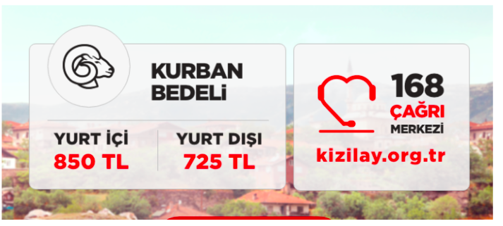 Kizilay Vekaleten Kurbanlik Bagisi 2019 Fiyati Ne Kadar Internet Haber