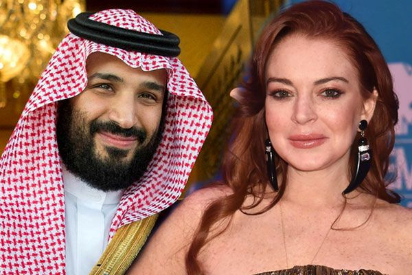 Suudi Arabistan veliahtı Prens Selman'ın aşkı ortaya çıktı Lindsay Lohan ile birlikte