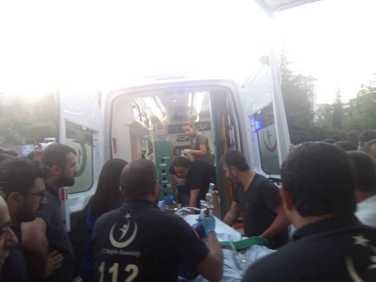 Kayseri'de minibüs ile kamyonet çarpıştı 18 yaralı