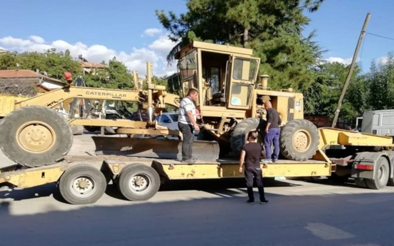CHP'li Sarıyer Belediyesi kaybedince iş makinesini geri aldı