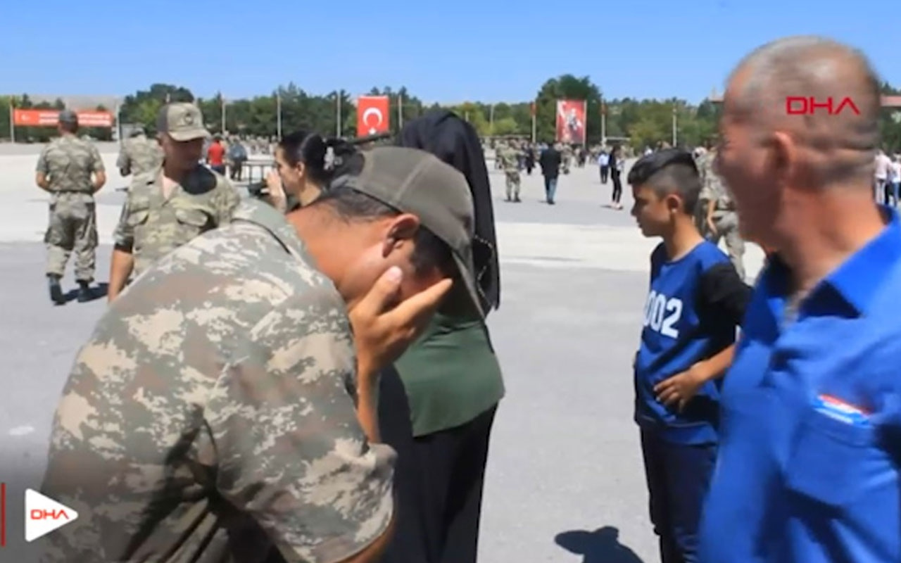 Törende duygu dolu anlar. ''Ben de senin annenim''